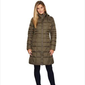 The north face w metropolis parka nw taupe green L